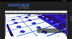 Desktop Screenshot of bernhardgaller.com
