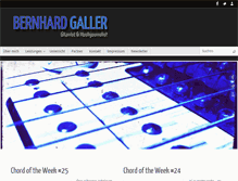 Tablet Screenshot of bernhardgaller.com